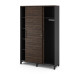Шкаф-купе гардероб Kobor HKG/5-120/60/M black/charlston Шкаф-купе гардероб Kobor HKG/5-120/60/M black/charlston