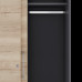 Шкаф-купе гардероб Kobor HKG/5-120/40/M graphite/natural Шкаф-купе гардероб Kobor HKG/5-120/40/M graphite/natural