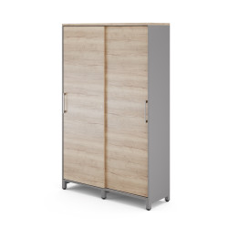 Шкаф-купе гардероб Kobor HKG/5-120/60/M aluminum/natural Шкаф-купе гардероб Kobor HKG/5-120/60/M aluminum/natural
