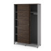 Шкаф-купе гардероб Kobor HKG/5-120/40/M aluminum/charlston Шкаф-купе гардероб Kobor HKG/5-120/40/M aluminum/charlston
