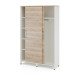 Шкаф-купе гардероб Kobor HKG/5-120/60/M white/natural