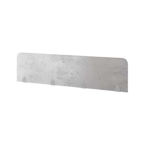 Верхний экран-перегородка ЛДСП Kobor EV-80 aluminum/chicago