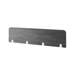 Верхний экран-перегородка ЛДСП Kobor EV-160 white/wood Верхний экран-перегородка ЛДСП Kobor EV-160 white/wood