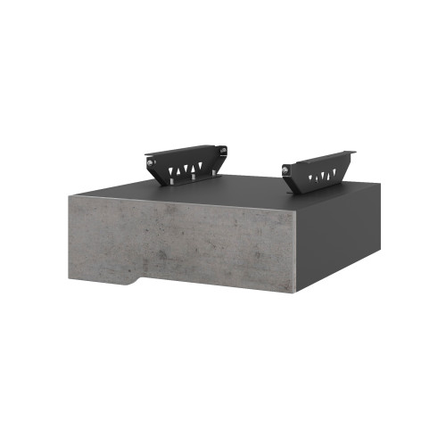 Тумба подвесная на 1 ящик Kobor T-1 black/chicago