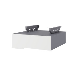 Тумба подвесная на 1 ящик Kobor T-1 graphite/premium