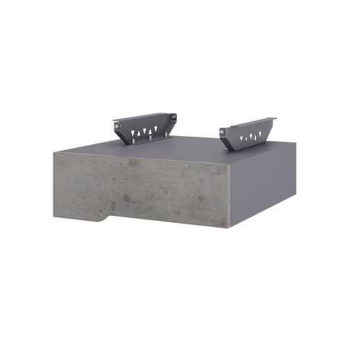Тумба подвесная на 1 ящик Kobor T-1 graphite/chicago