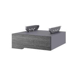 Тумба подвесная на 1 ящик Kobor T-1 graphite/wood