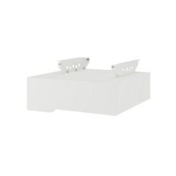 Тумба подвесная на 1 ящик Kobor T-1 white/premium