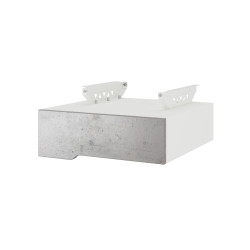 Тумба подвесная на 1 ящик Kobor T-1 white/chicago