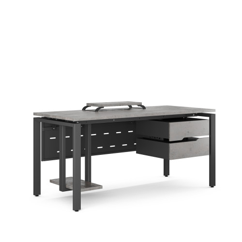 Стол компьютерный Kobor KP-120/70 black/chicago Стол компьютерный Kobor KP-120/70 black/chicago