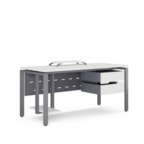 Стол компьютерный Kobor KP-100/80 graphite/premium