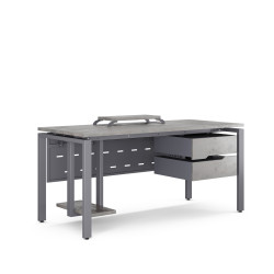 Стол компьютерный Kobor KP-80/80 graphite/chicago Стол компьютерный Kobor KP-80/80 graphite/chicago