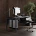 Стол компьютерный Kobor KP-120/70 graphite/wood Стол компьютерный Kobor KP-120/70 graphite/wood