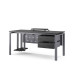 Стол компьютерный Kobor KP-120/80 graphite/wood Стол компьютерный Kobor KP-120/80 graphite/wood