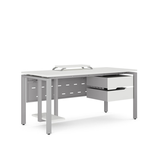 Стол компьютерный Kobor KP-100/70 aluminum/premium
