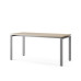 Стол компьютерный Kobor KP-140/80 aluminum/natural Стол компьютерный Kobor KP-140/80 aluminum/natural