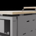 Стол компьютерный Kobor KP-140/80 aluminum/natural Стол компьютерный Kobor KP-140/80 aluminum/natural