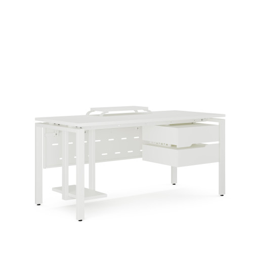 Стол компьютерный Kobor KP-80/60 white/premium