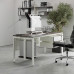 Стол компьютерный Kobor KP-180/60 white/chicago Стол компьютерный Kobor KP-180/60 white/chicago