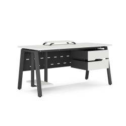Стол компьютерный Kobor KA-120/70 black/premium
