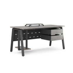 Стол компьютерный Kobor KA-120/60 black/chicago