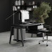 Стол компьютерный Kobor KA-140/80 black/wood