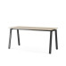 Стол компьютерный Kobor KA-100/60 black/natural