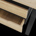 Стол компьютерный Kobor KA-180/60 black/natural Стол компьютерный Kobor KA-180/60 black/natural