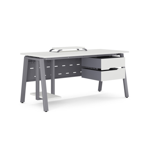Стол компьютерный Kobor KA-100/60 graphite/premium Стол компьютерный Kobor KA-100/60 graphite/premium