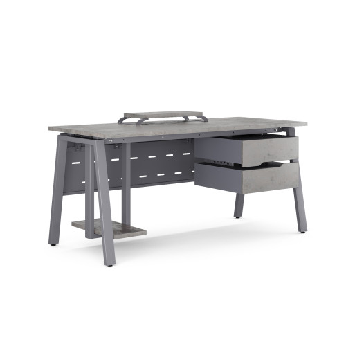 Стол компьютерный Kobor KA-100/80 graphite/chicago Стол компьютерный Kobor KA-100/80 graphite/chicago