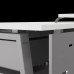 Стол компьютерный Kobor KA-80/80 aluminum/premium