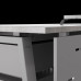 Стол компьютерный Kobor KA-140/60 aluminum/chicago