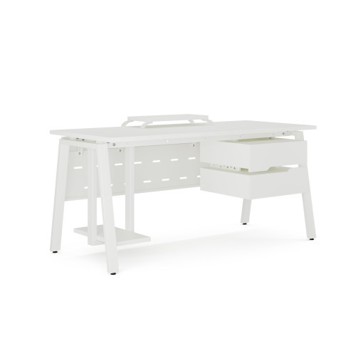 Стол компьютерный Kobor KA-100/60 white/premium Стол компьютерный Kobor KA-100/60 white/premium
