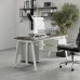 Стол компьютерный Kobor KA-100/60 white/chicago Стол компьютерный Kobor KA-100/60 white/chicago