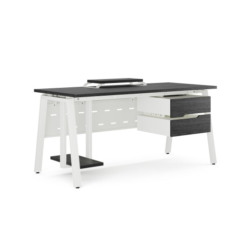 Стол компьютерный Kobor KA-100/70 white/wood