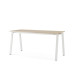 Стол компьютерный Kobor KA-100/60 white/natural Стол компьютерный Kobor KA-100/60 white/natural
