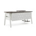 Стол компьютерный Kobor KA-140/60 white/charlston Стол компьютерный Kobor KA-140/60 white/charlston