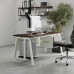 Стол компьютерный Kobor KA-120/70 white/charlston