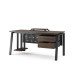 Стол компьютерный Kobor KAB-120/60 black/charlston