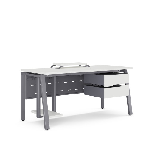Стол компьютерный Kobor KAB-80/80 graphite/premium Стол компьютерный Kobor KAB-80/80 graphite/premium