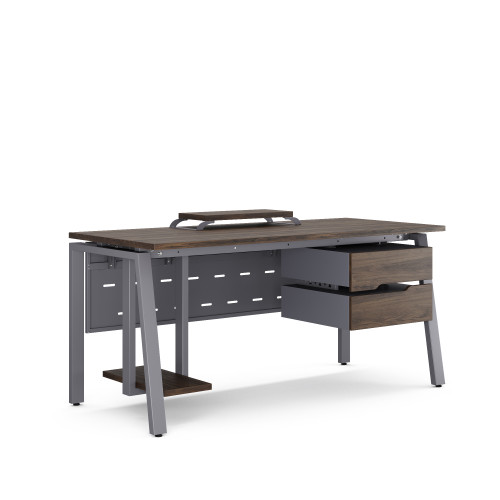 Стол компьютерный Kobor KAB-180/80 graphite/charlston