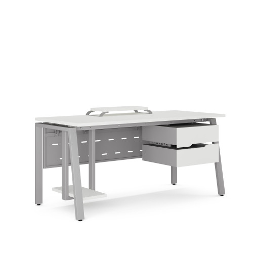 Стол компьютерный Kobor KAB-100/70 aluminum/premium Стол компьютерный Kobor KAB-100/70 aluminum/premium