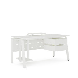 Стол компьютерный Kobor KAB-100/60 white/premium