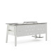 Стол компьютерный Kobor KAB-120/60 white/chicago