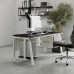 Стол компьютерный Kobor KAB-140/70 white/wood