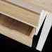 Стол компьютерный Kobor KAB-120/70 white/natural Стол компьютерный Kobor KAB-120/70 white/natural