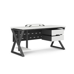 Стол компьютерный Kobor KW-80/70 black/premium
