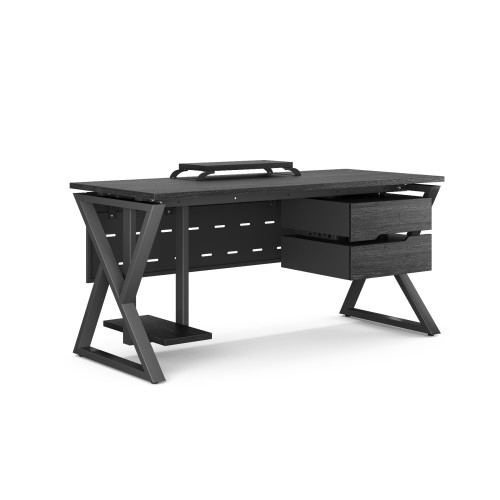 Стол компьютерный Kobor KW-180/80 black/wood
