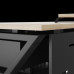 Стол компьютерный Kobor KW-140/60 black/natural