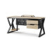 Стол компьютерный Kobor KW-160/60 black/natural